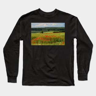 Red Poppies Long Sleeve T-Shirt